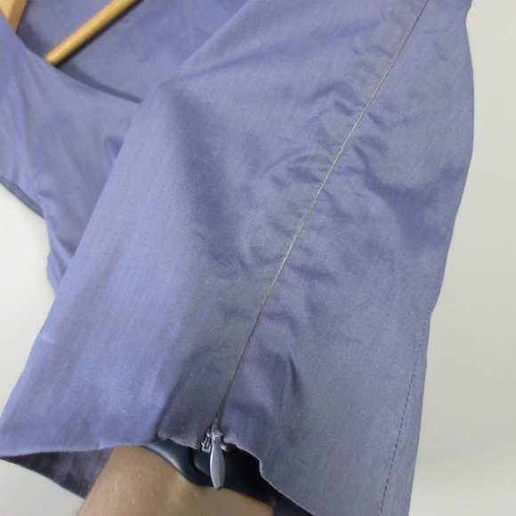 Paul & Joe Sleeveless Top Women 3 Purple Ruched V-Neck Blouse Designer Chic 126 - Picture 7 of 9